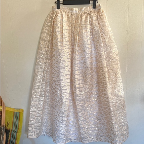 Anthropologie Dresses & Skirts - Anthropologie Cream A-Line Skirt